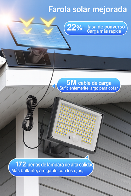 Foco solar LED Maxon – Iluminación exterior con 3 modos